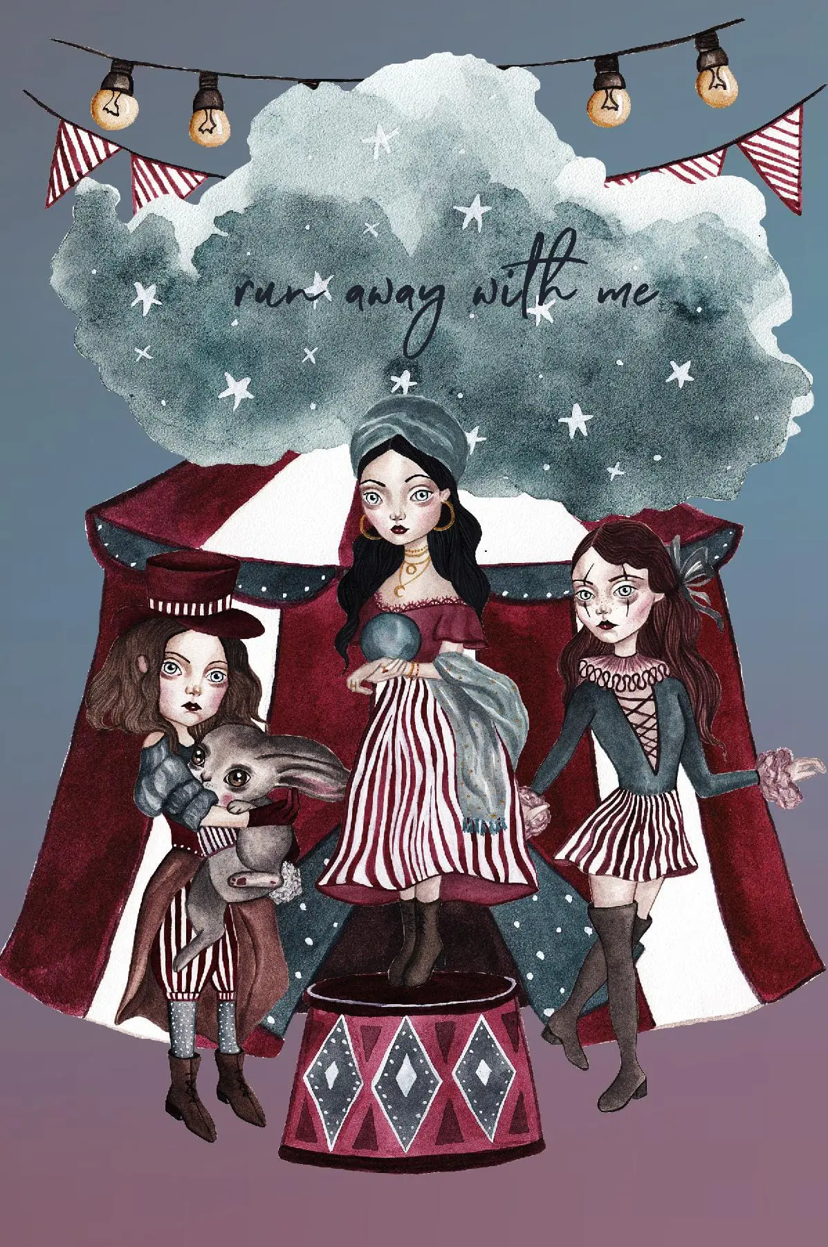 Run Away with Me Notebook (6x9 Dot Grid Perfect Bound)