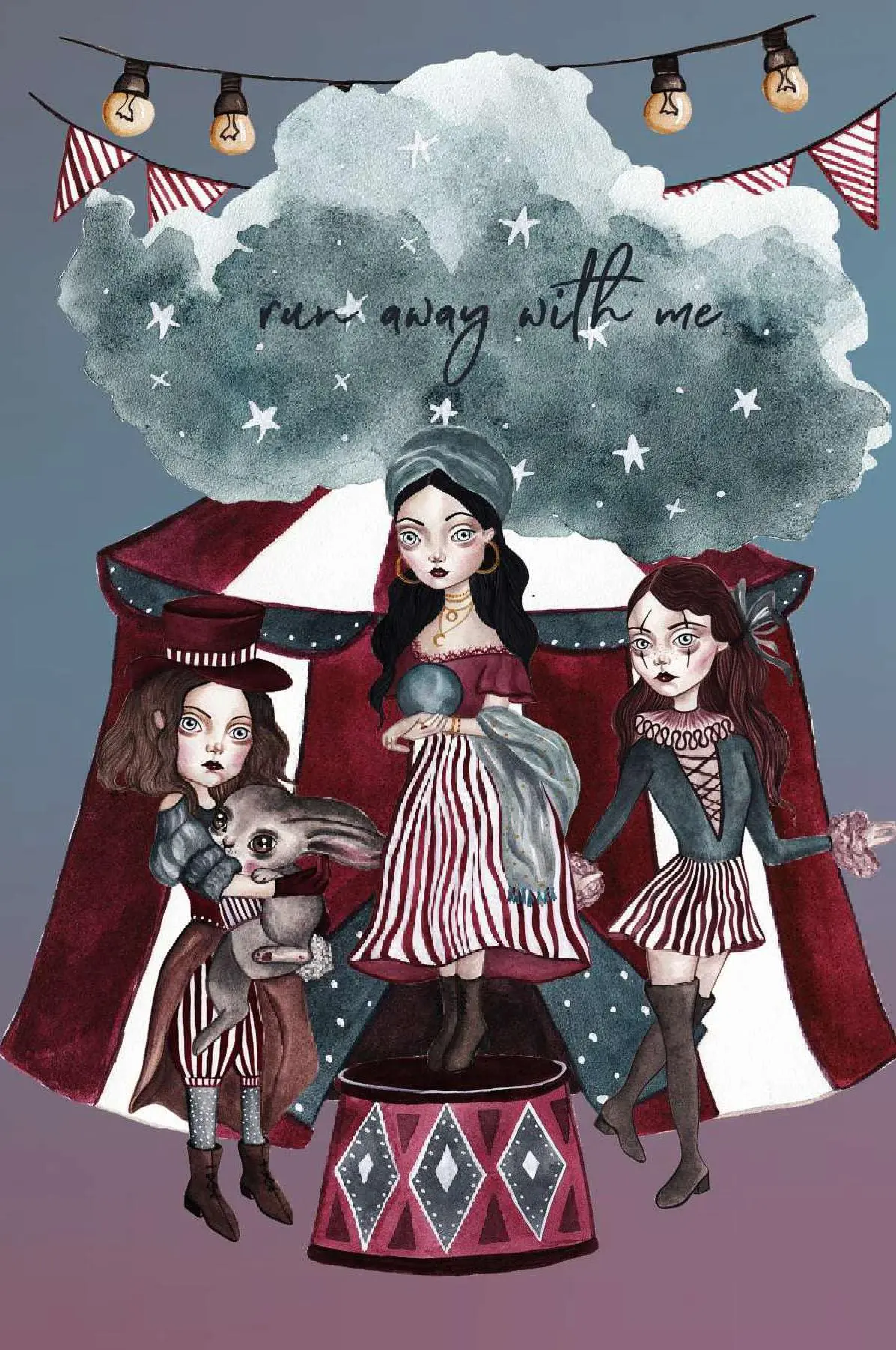 Run Away with Me Notebook (6x9 Lined Spiral Bound)