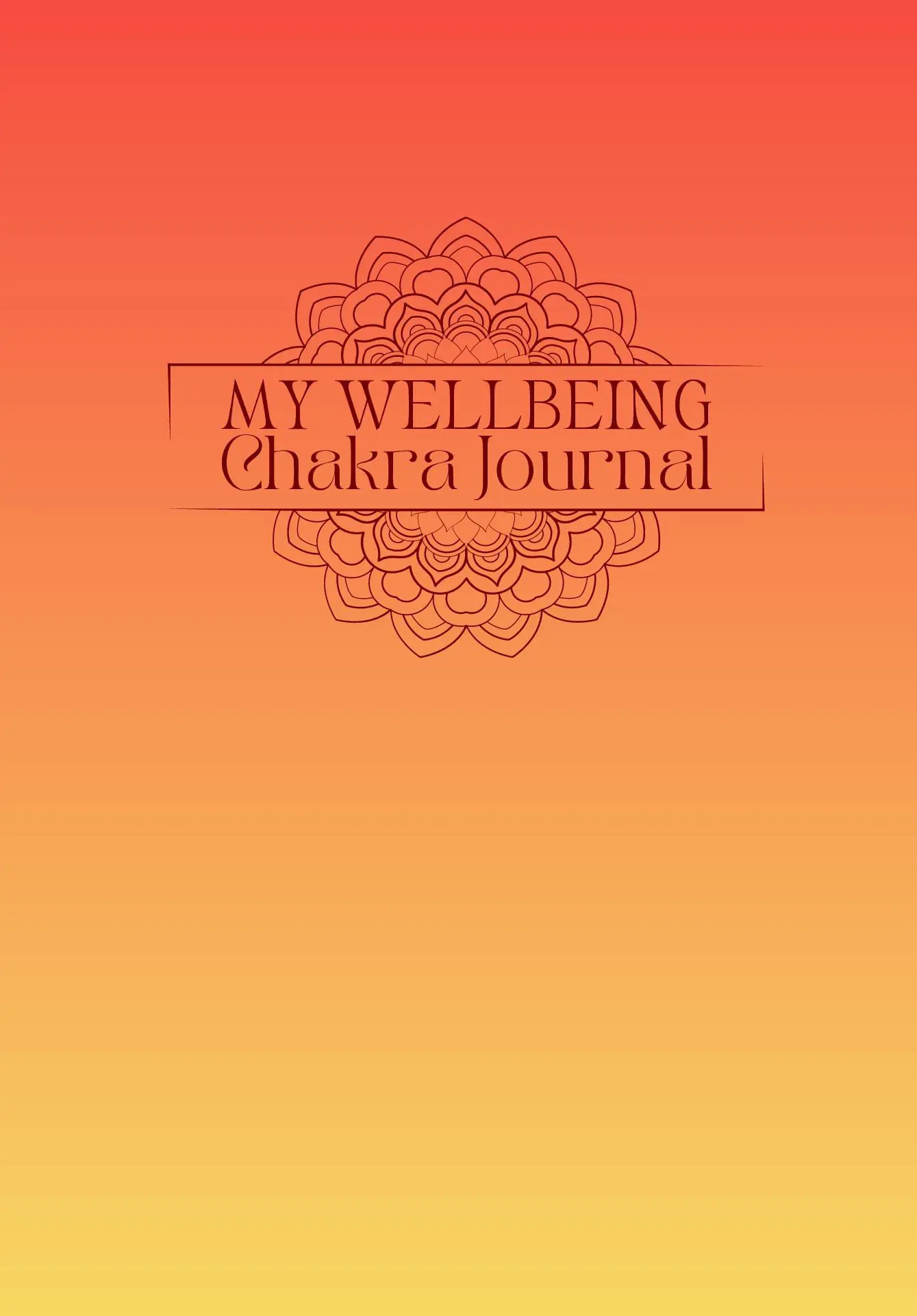 My Wellbeing Chakra Journal