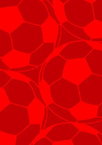 Maroon Red Football | A5 Notebook | Lined | 100 pages | Blank Date | Page Numbers