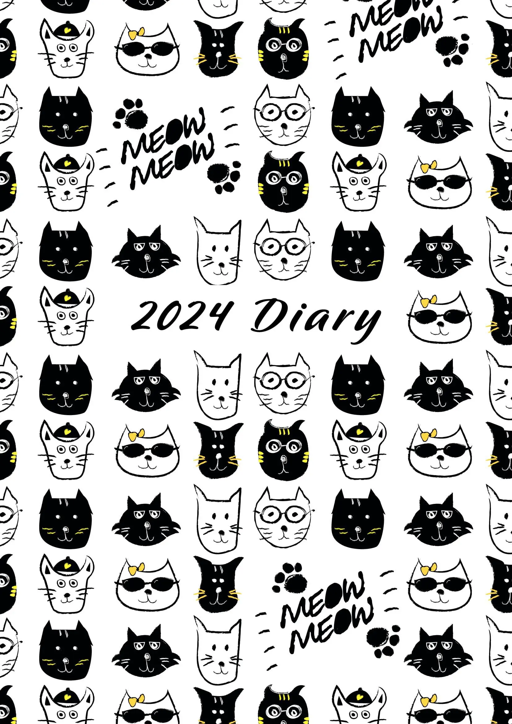 A4 Cat diary/notebook