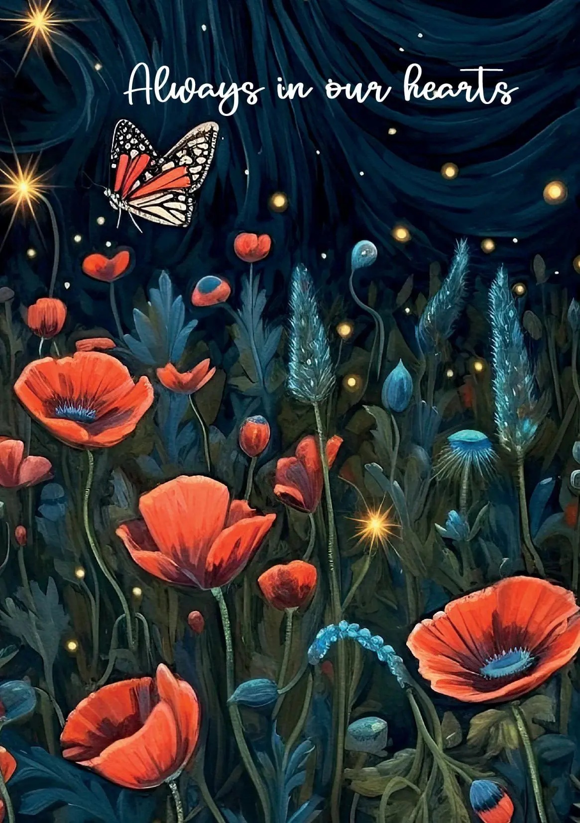 A5 Poppy notebook
