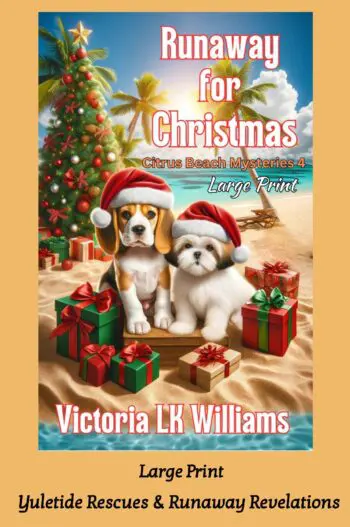Runaway for Christmas, large print