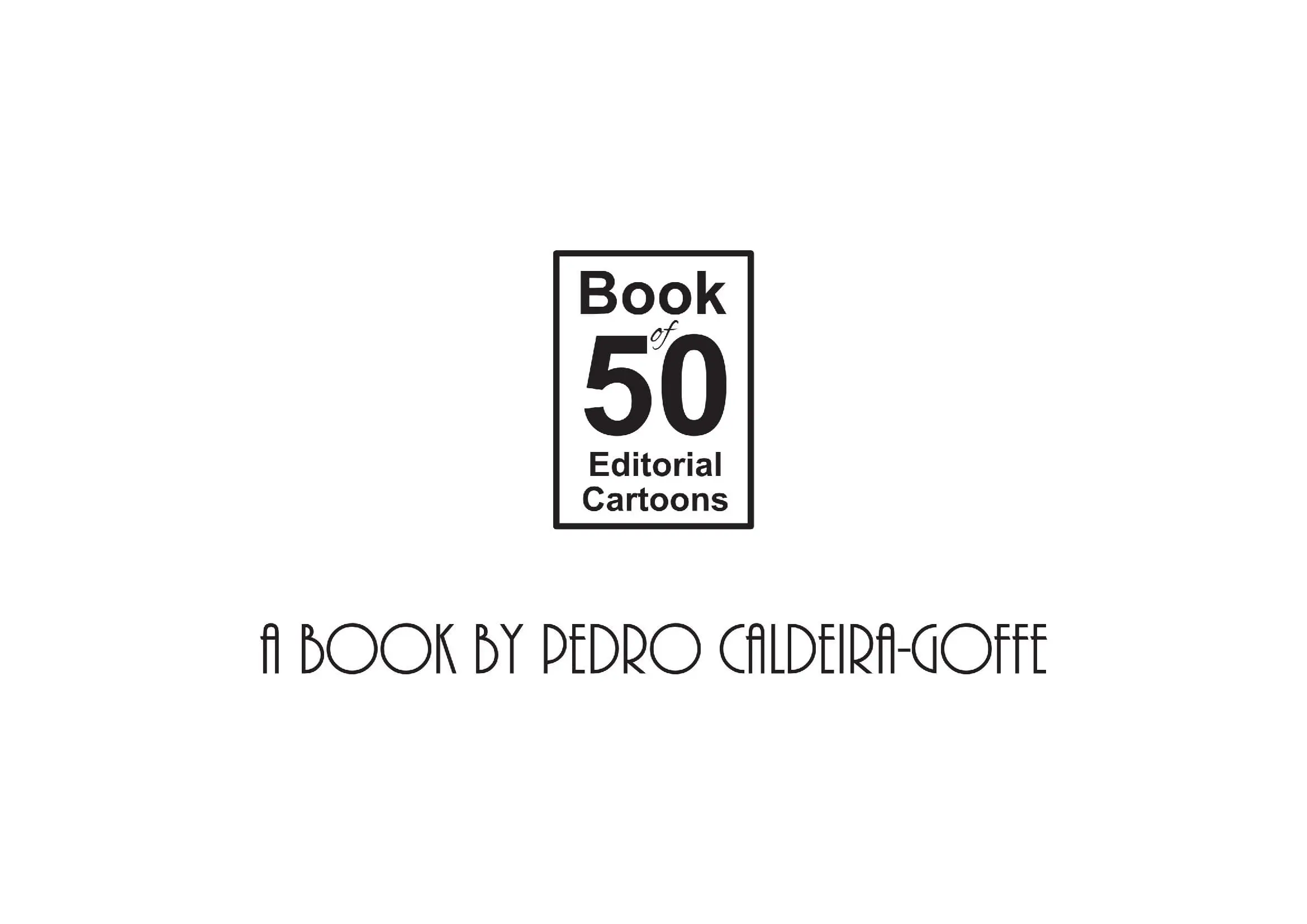 Book of 50 Editorial Cartoons (English)