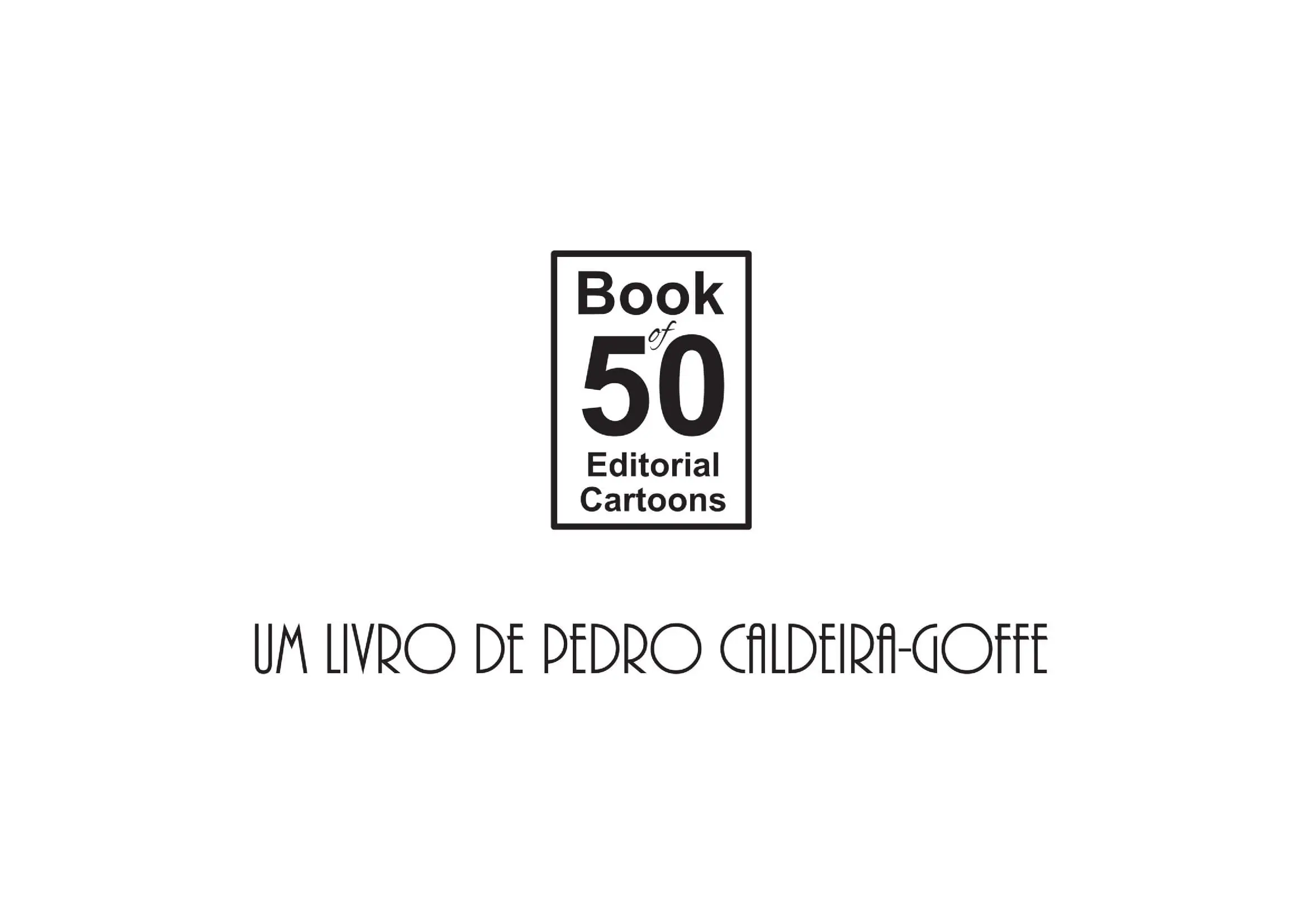 Book of 50 Editorial Cartoons (Portugues)