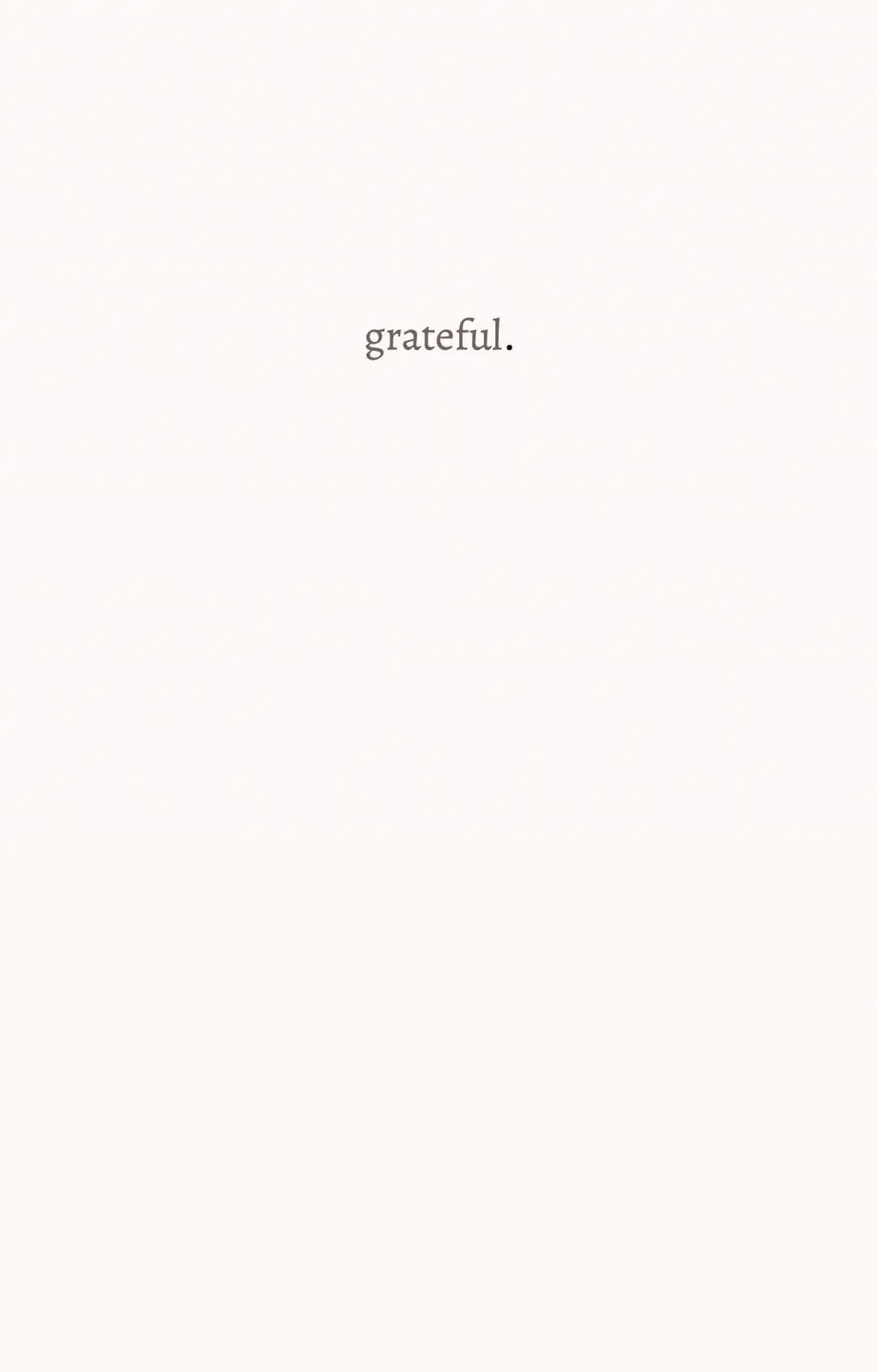 grateful.