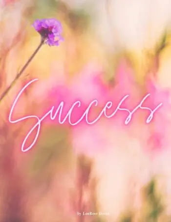 Decorative Book- Success Flowers