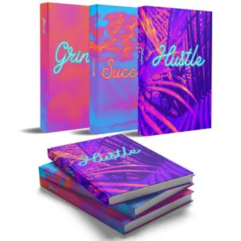 Hustle Success Grind Decorative Books