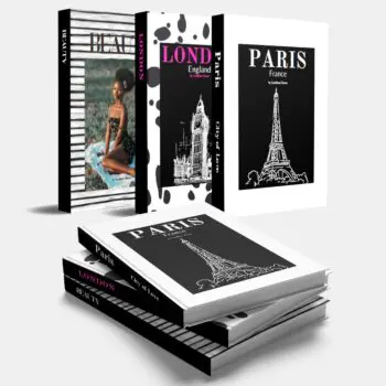 Paris London Beauty Travel Decorative Books