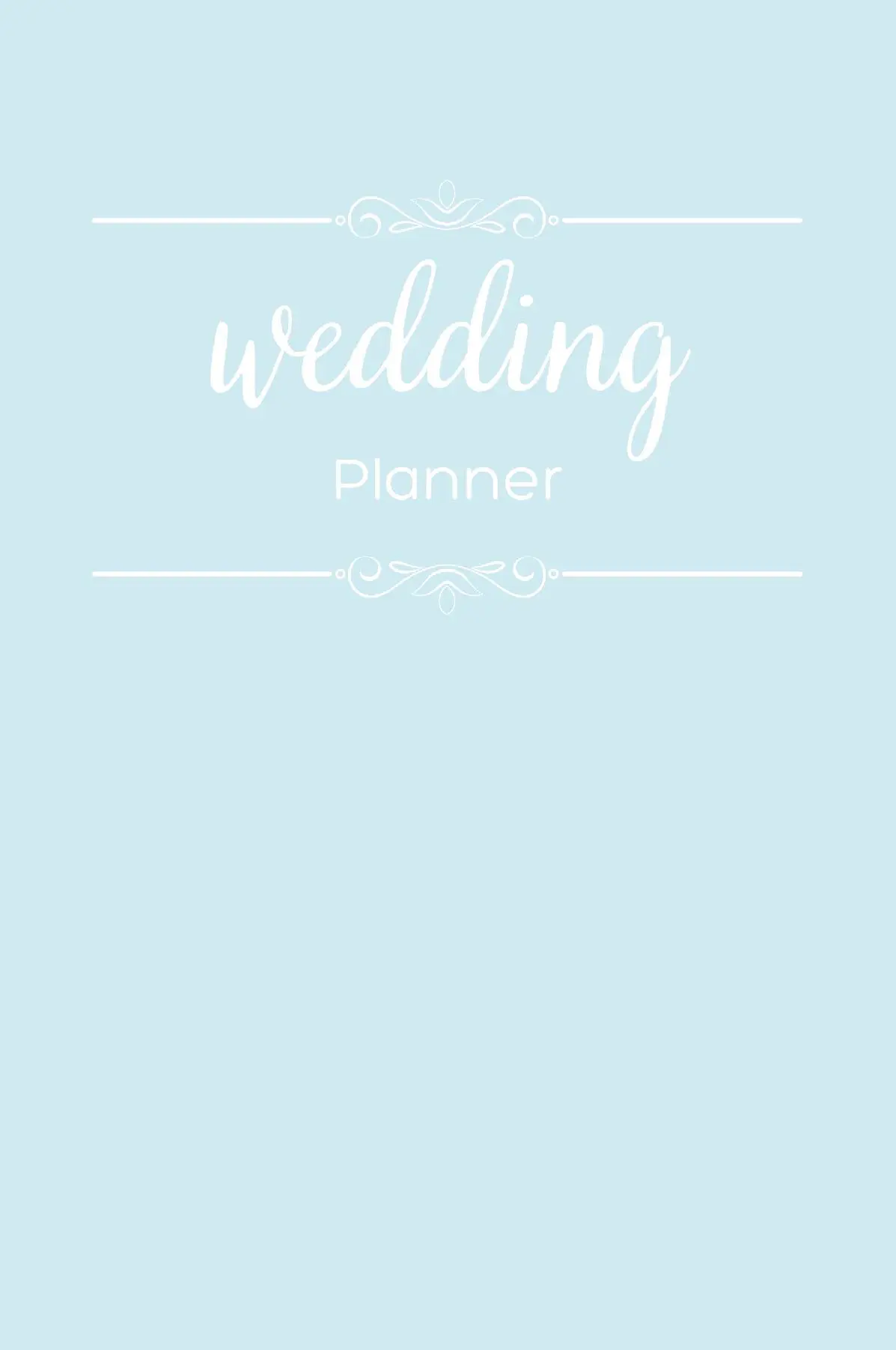 The Complete Wedding Planner by Dreamier Days in Pastel Blue