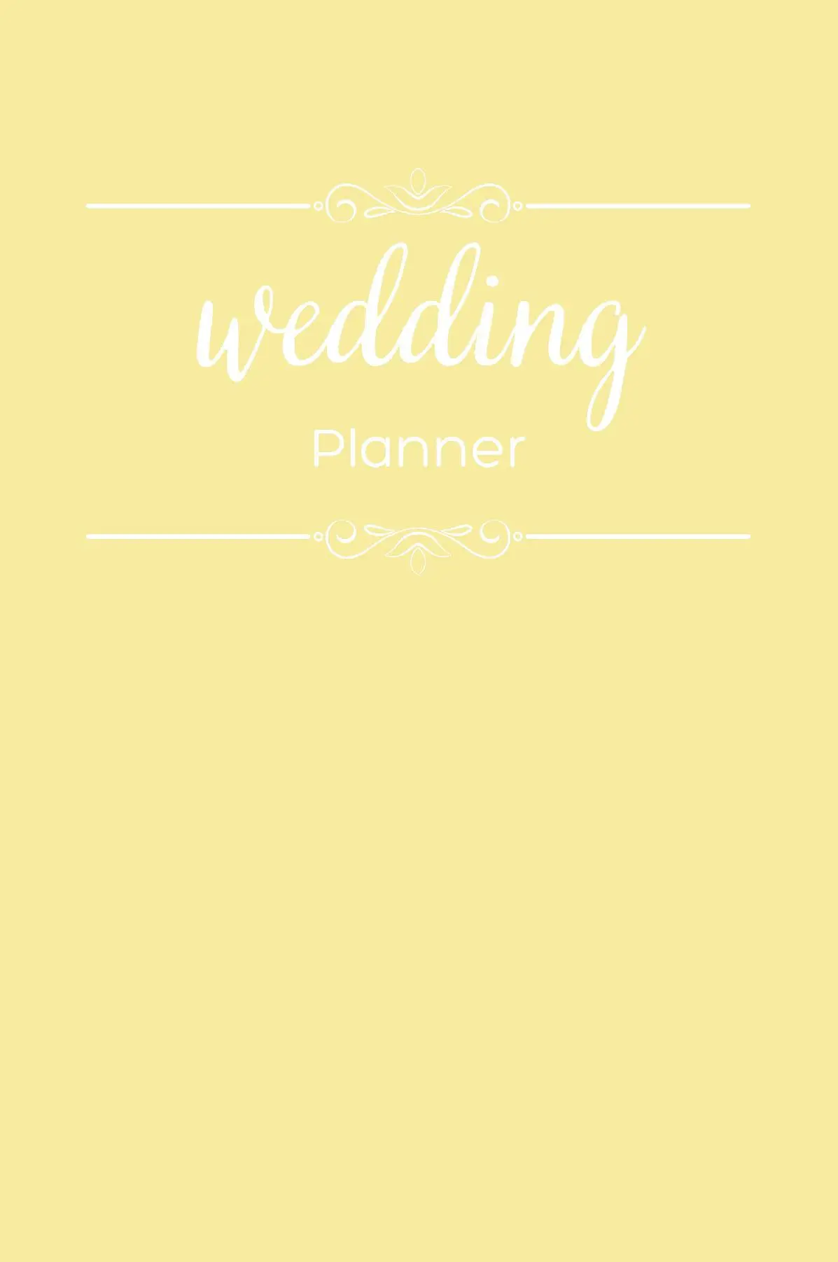 The Complete Wedding Planner by Dreamier Days in Yellow