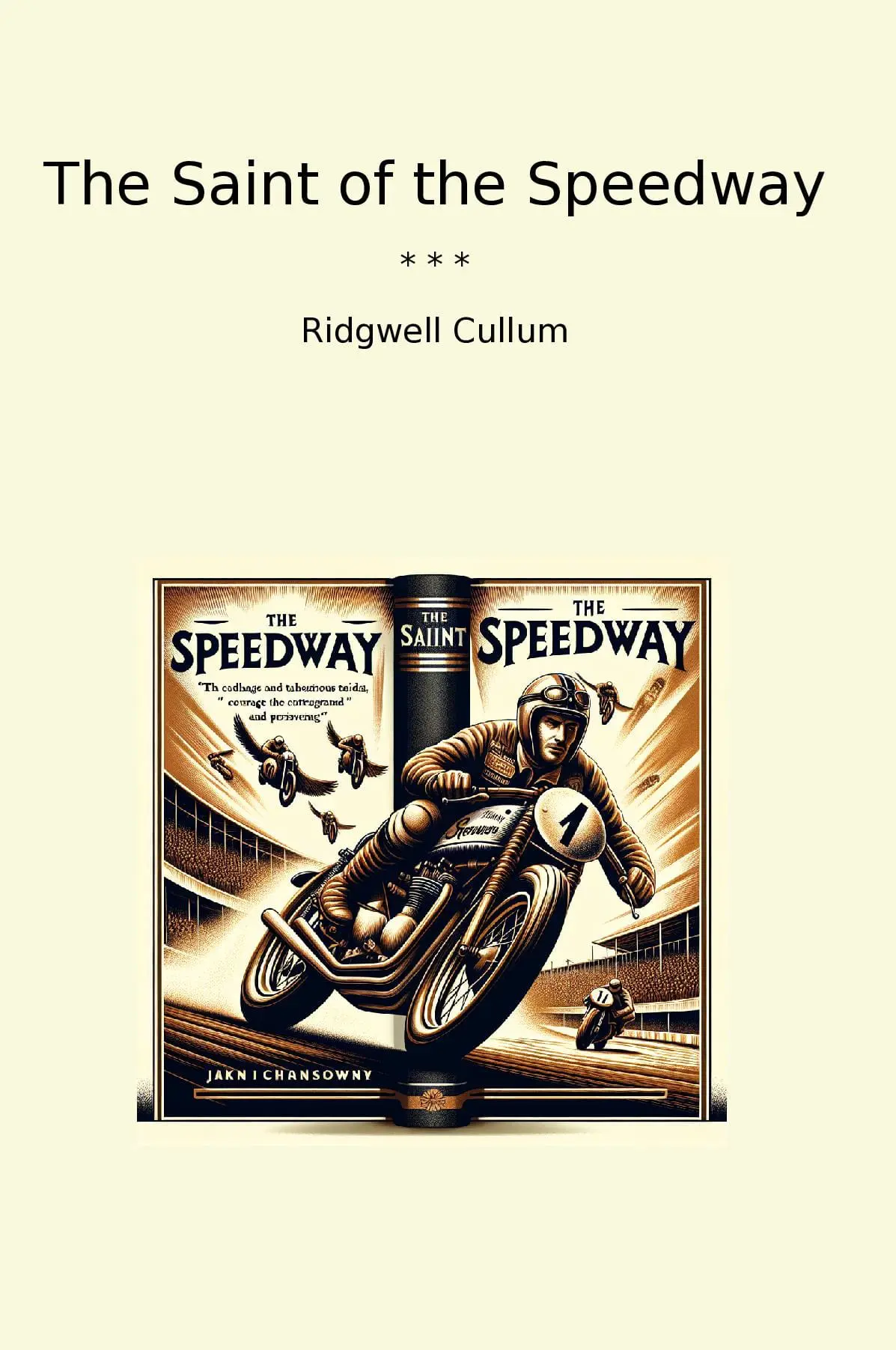 The Saint of the Speedway