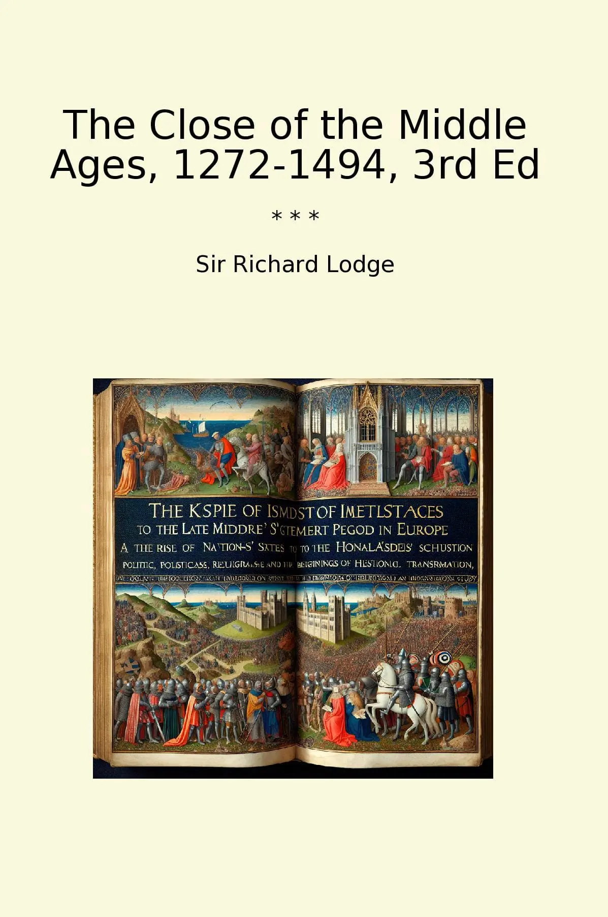 The Close of the Middle Ages, 1272-1494, 3rd Ed