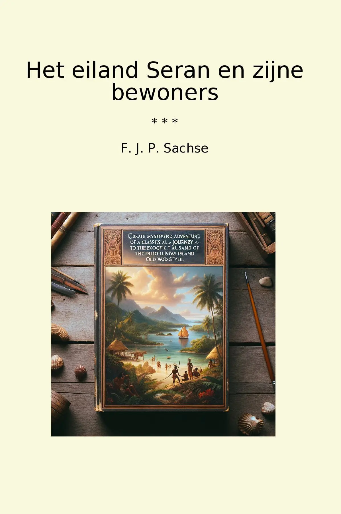 Het eiland Seran en zijne bewoners