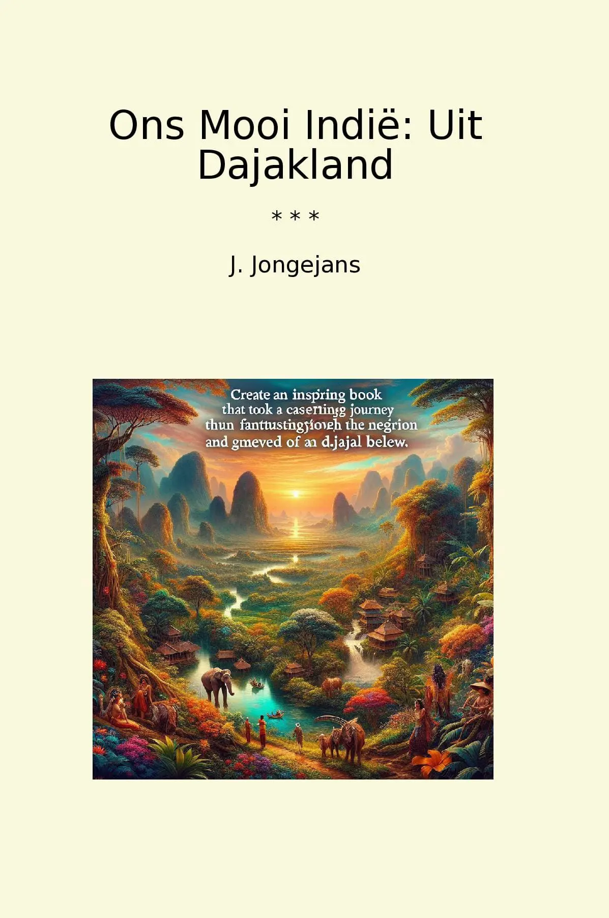 Ons Mooi Indië: Uit Dajakland