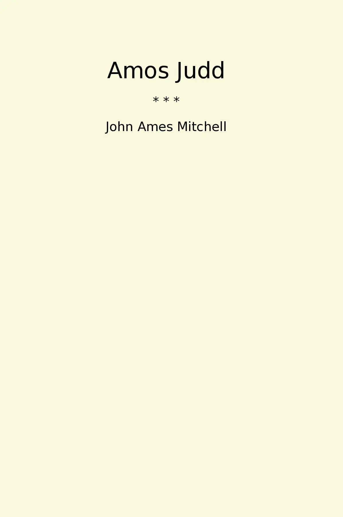 Amos Judd