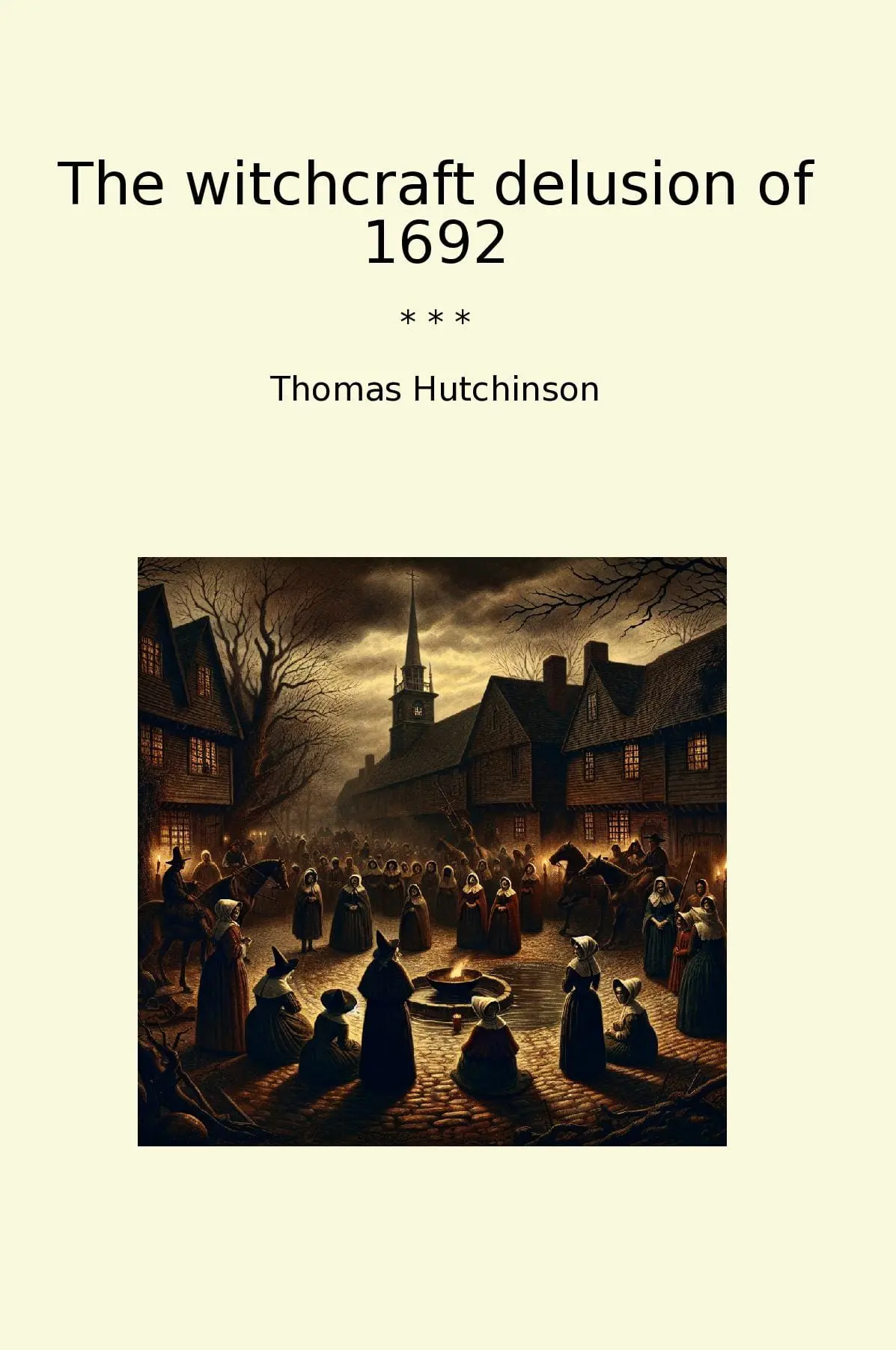 The witchcraft delusion of 1692