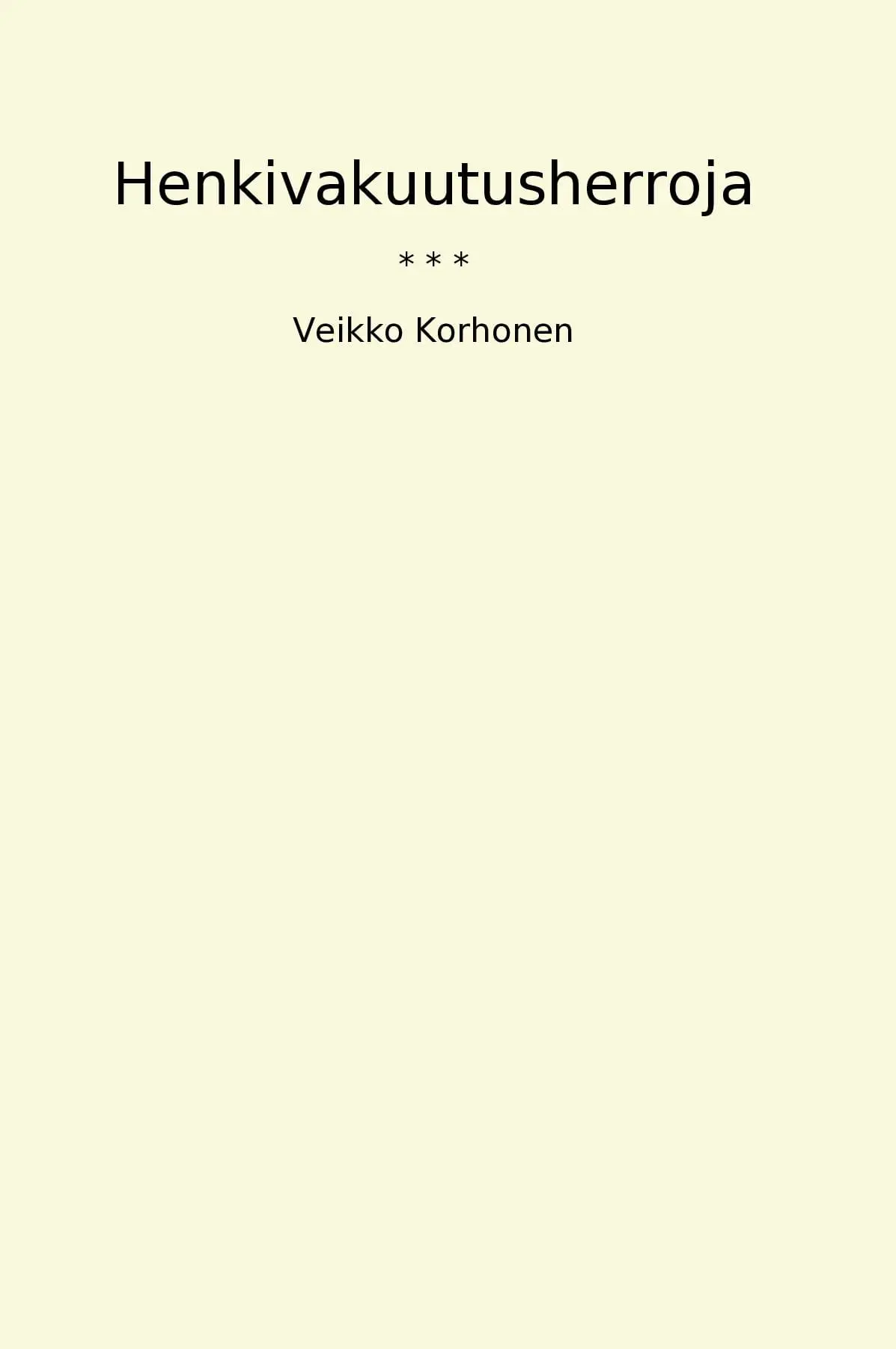 Henkivakuutusherroja