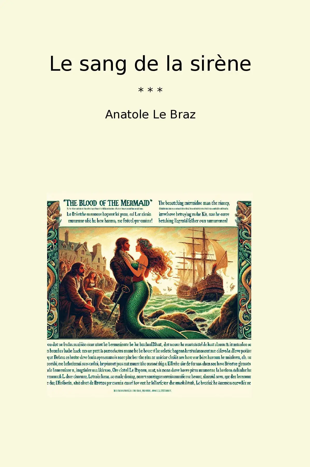 Le sang de la sirène