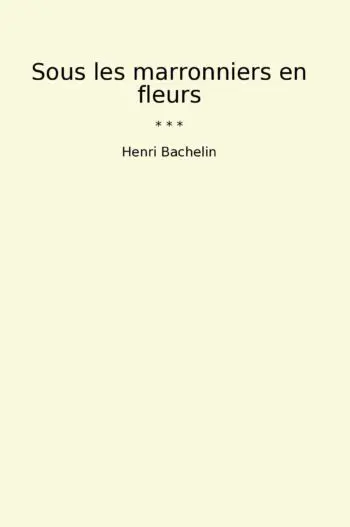 Sous les marronniers en fleurs