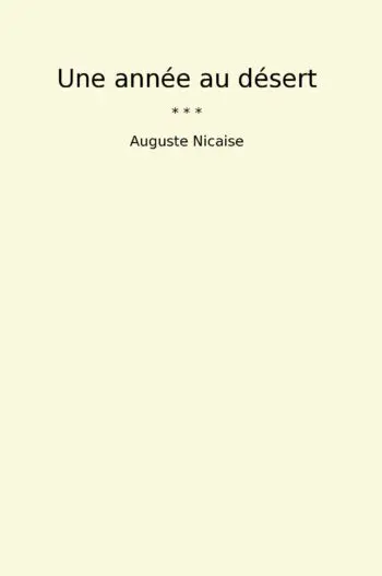 Une année au désert