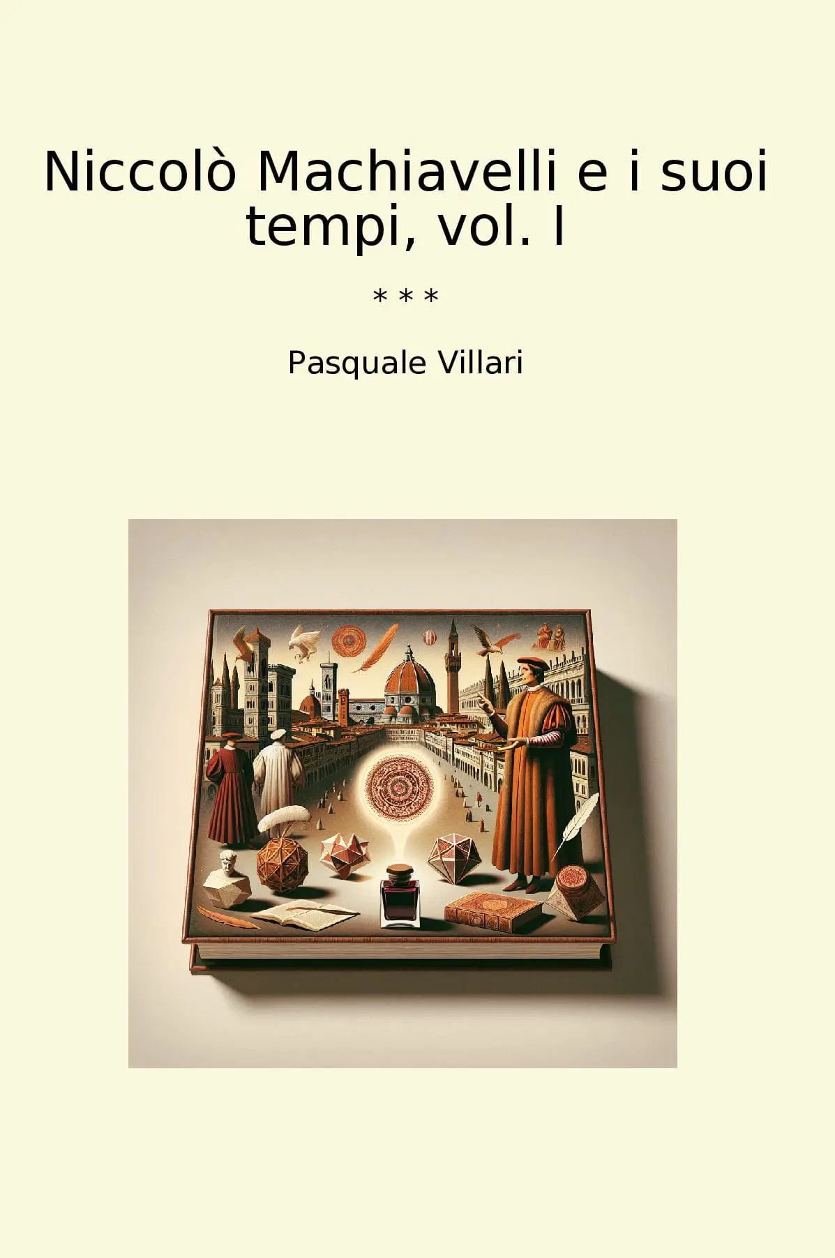 Niccolò Machiavelli e i suoi tempi, vol. I