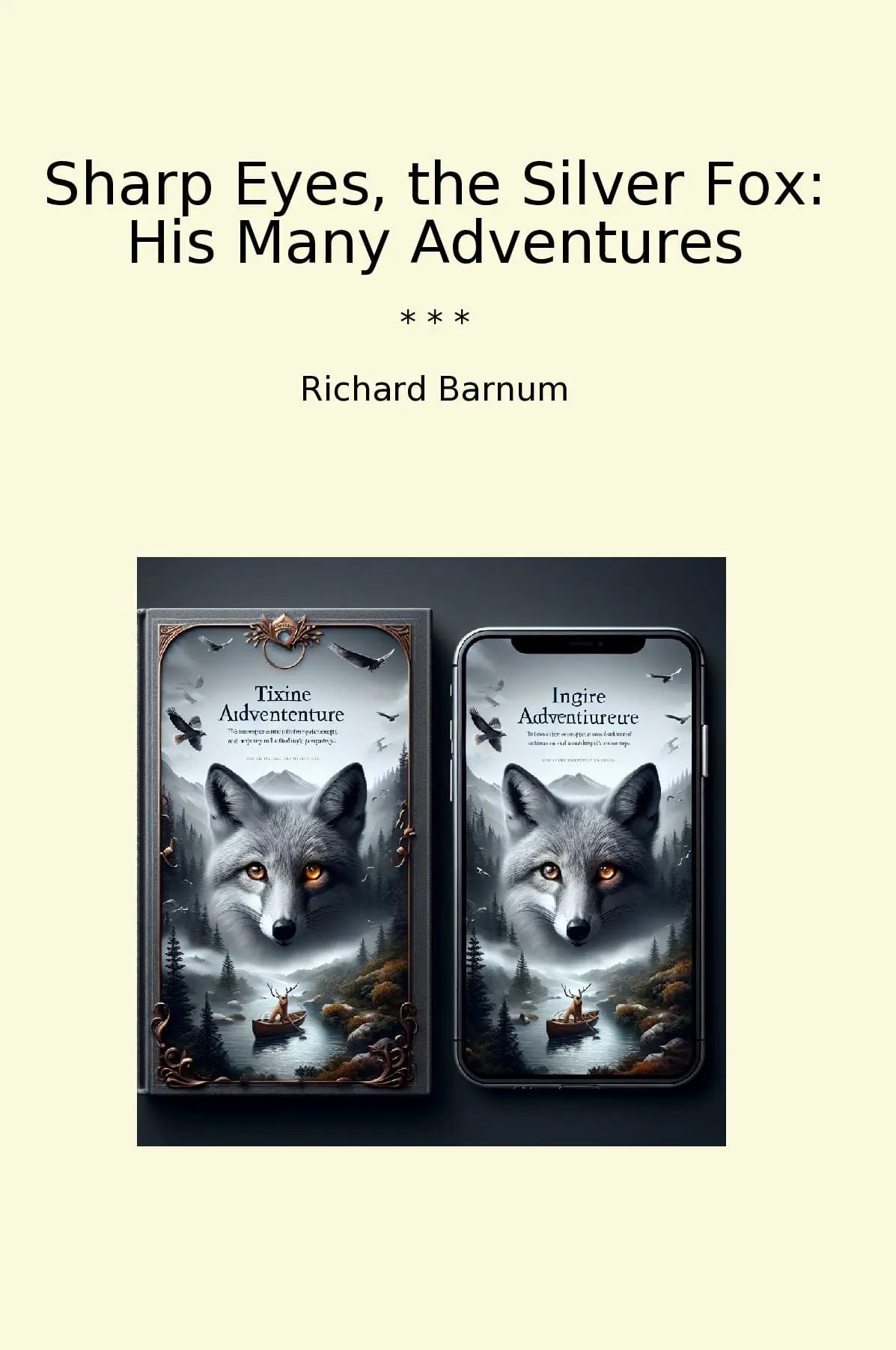 Sharp Eyes, the Silver Fox: His Many Adventures