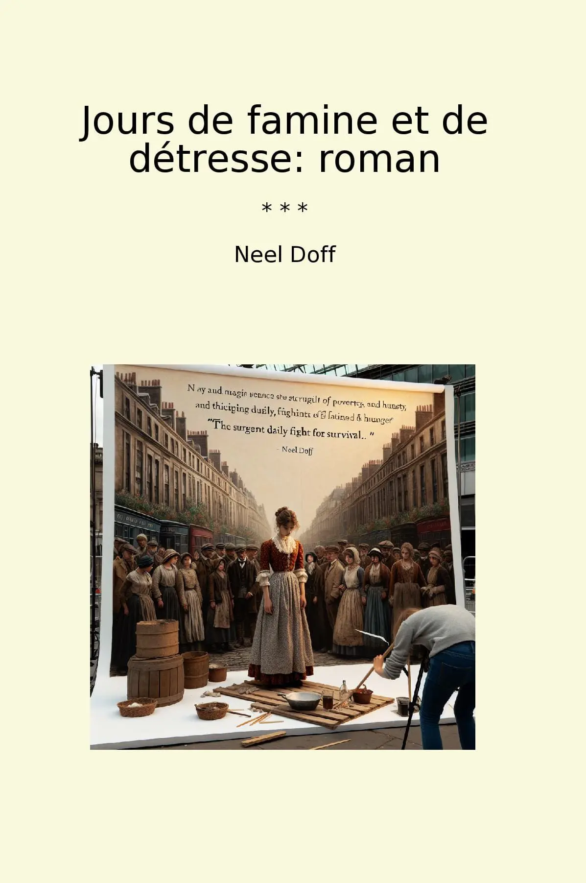 Jours de famine et de détresse: roman