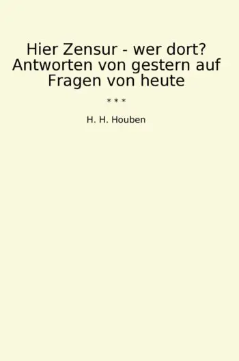 Hier Zensur - wer dort? Antworten von gestern auf Fragen von heute