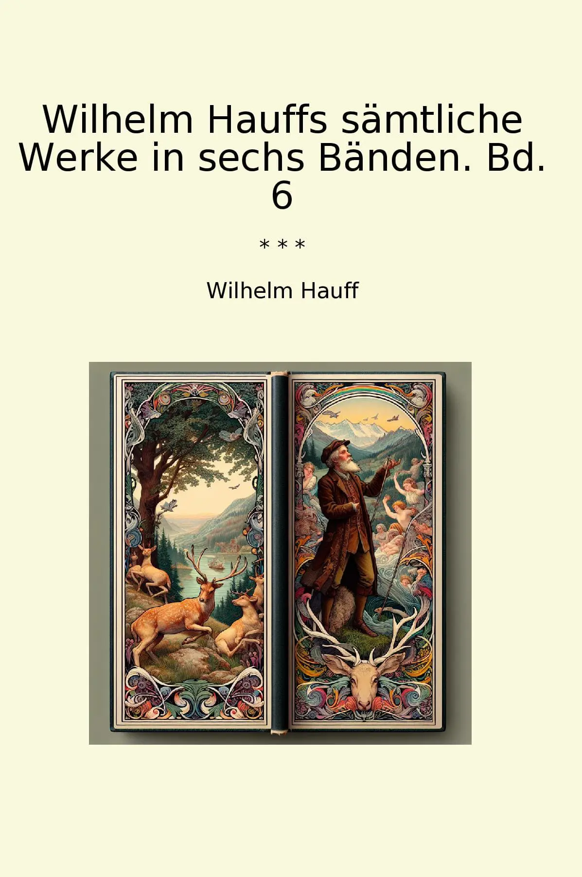 Wilhelm Hauffs sämtliche Werke in sechs Bänden. Bd. 6