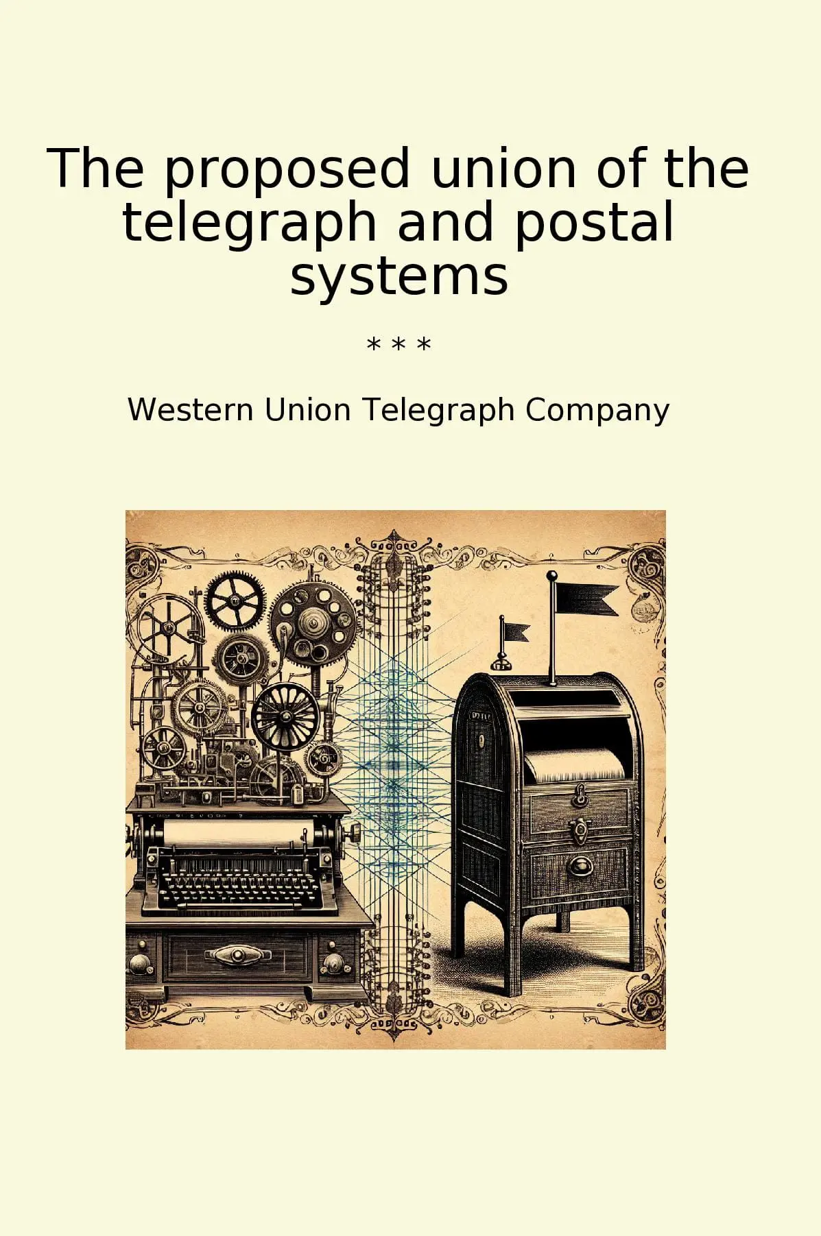 The proposed union of the telegraph and postal systems