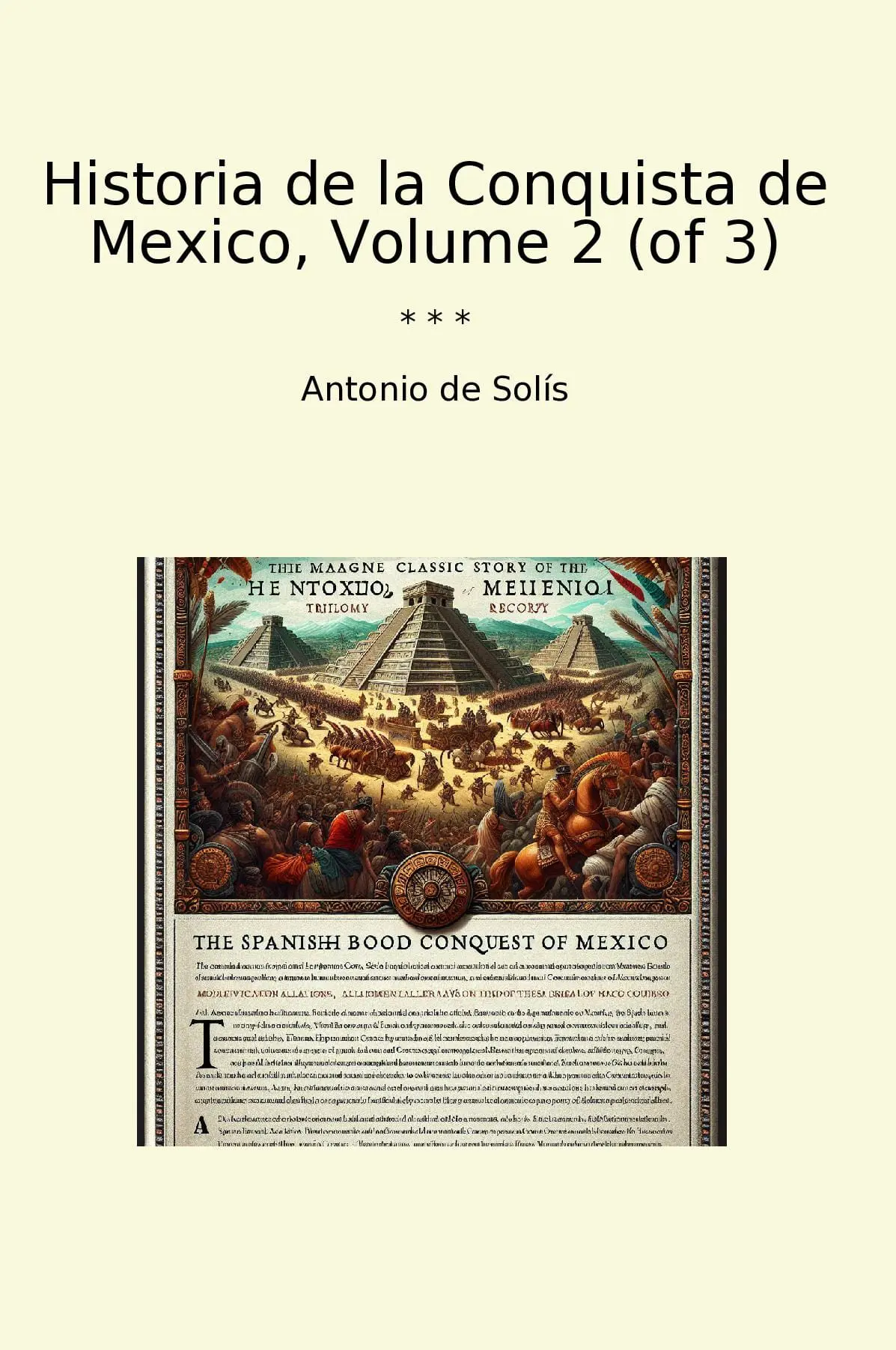 Historia de la Conquista de Mexico, Volume 2 (of 3)