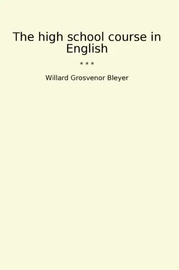The high school course in English