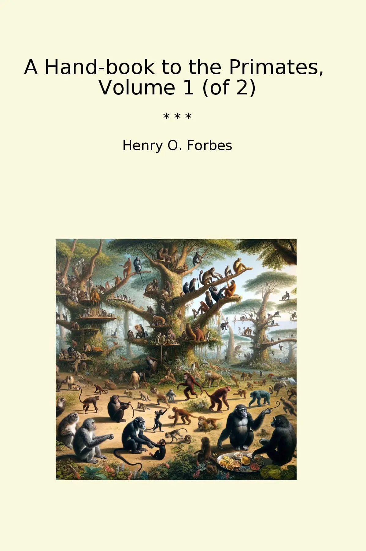 A Hand-book to the Primates, Volume 1 (of 2)