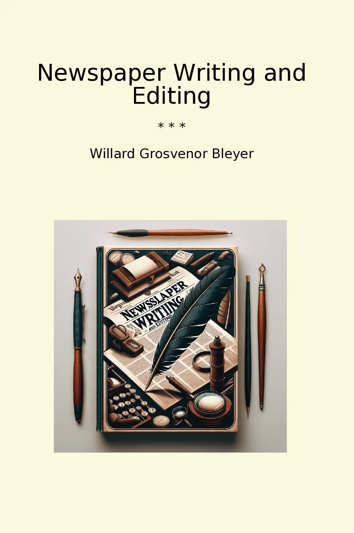 Newspaper Writing and Editing