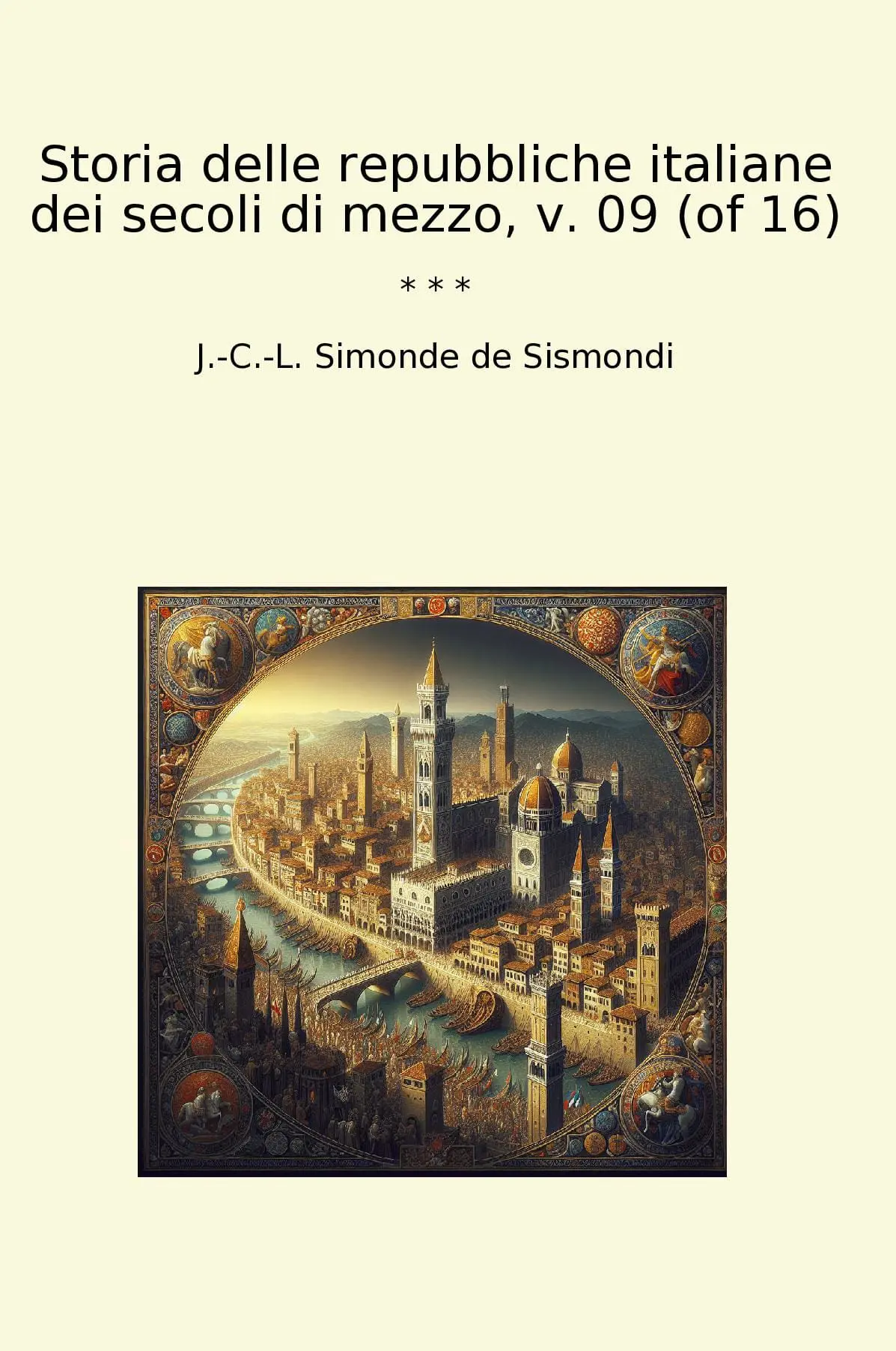 Storia delle repubbliche italiane dei secoli di mezzo, v. 09 (of 16)