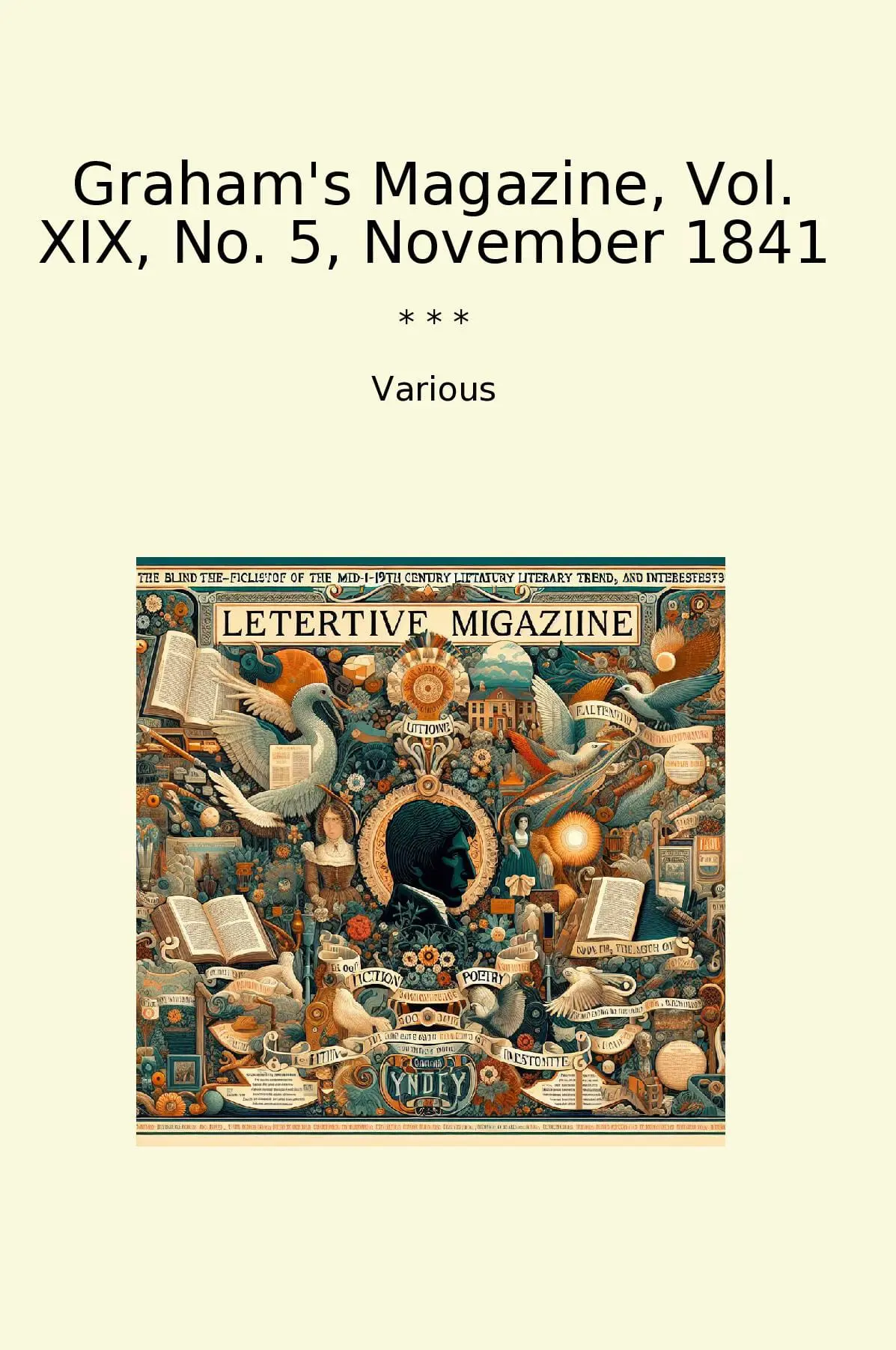 Graham's Magazine, Vol. XIX, No. 5, November 1841