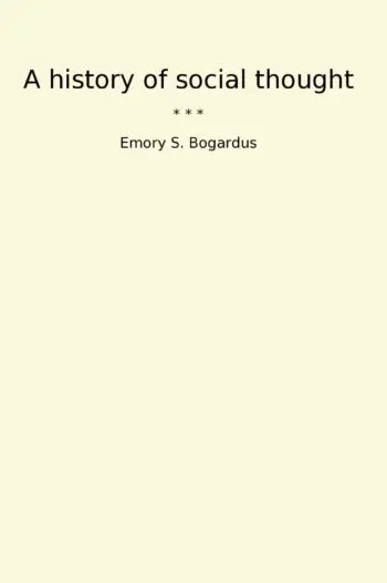 A history of social thought