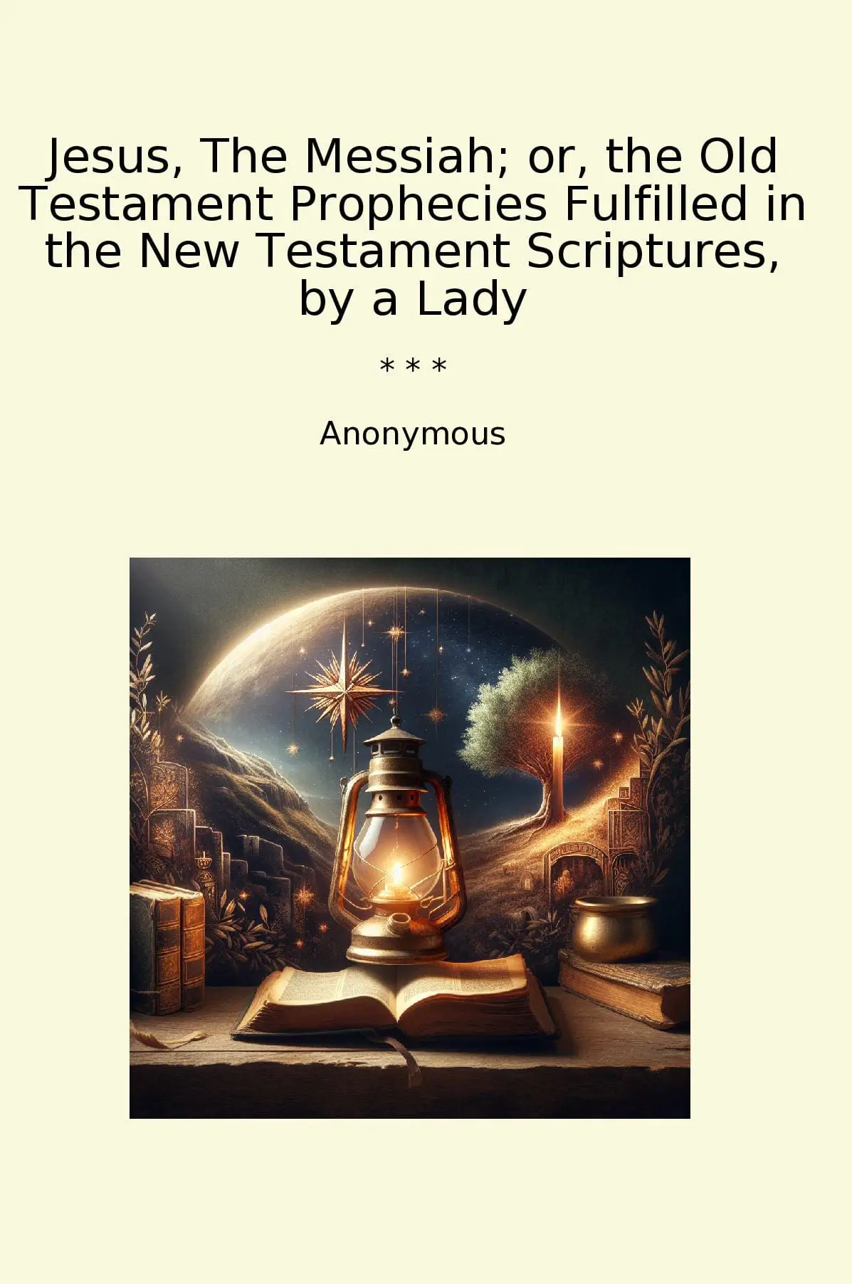 Jesus, The Messiah; or, the Old Testament Prophecies Fulfilled in the New Testament Scriptures, by a Lady