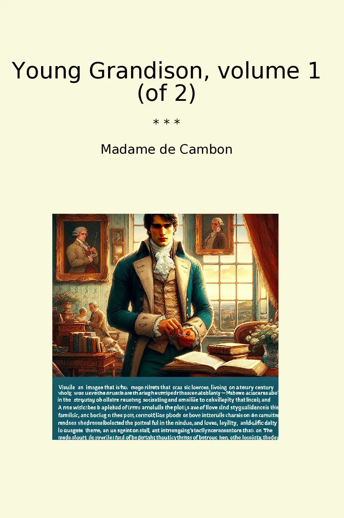 Young Grandison, volume 1 (of 2)