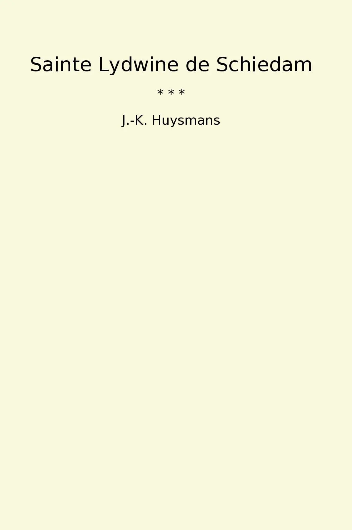 Sainte Lydwine de Schiedam