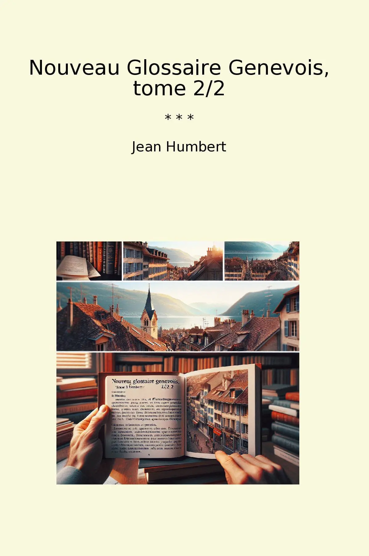 Nouveau Glossaire Genevois, tome 2/2
