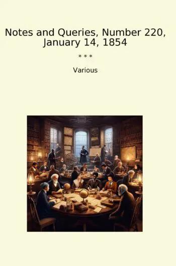Notes and Queries, Number 220, January 14, 1854