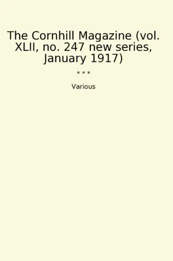 The Cornhill Magazine (vol. XLII, no. 247 new series, January 1917)