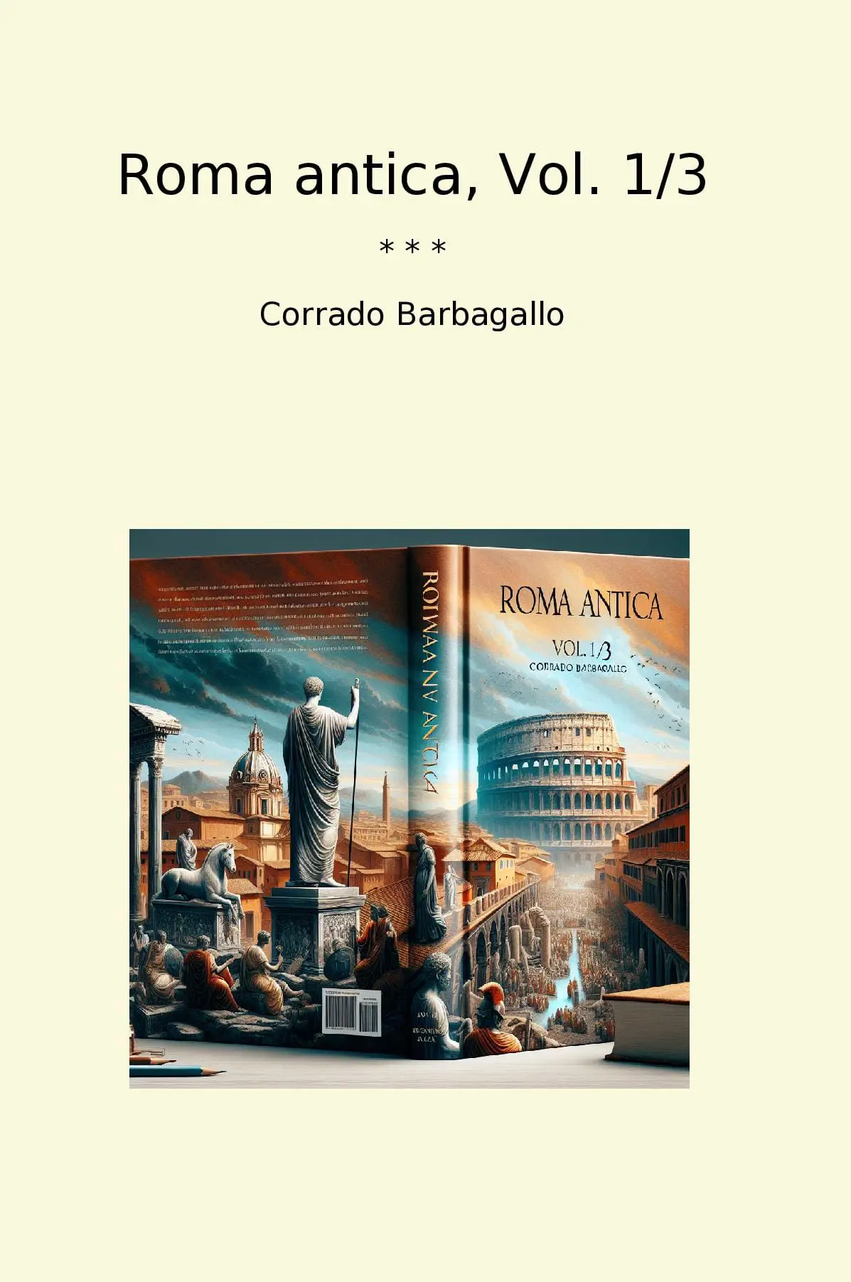 Roma antica, Vol. 1/3