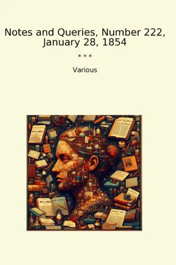 Notes and Queries, Number 222, January 28, 1854