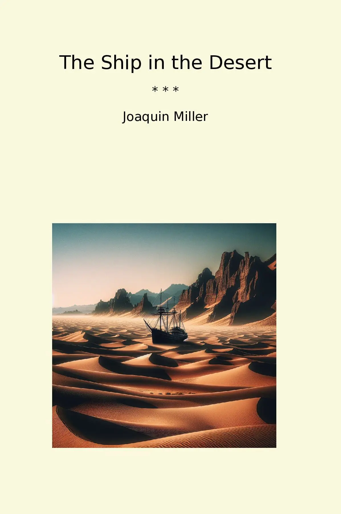 The Ship in the Desert