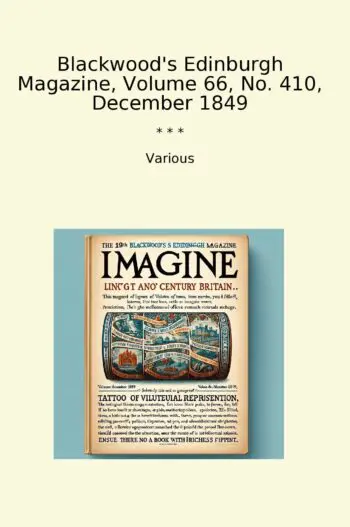 Blackwood's Edinburgh Magazine, Volume 66, No. 410, December 1849