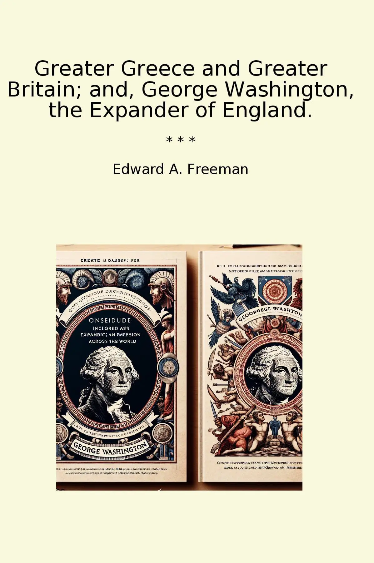 Greater Greece and Greater Britain; and, George Washington, the Expander of England.