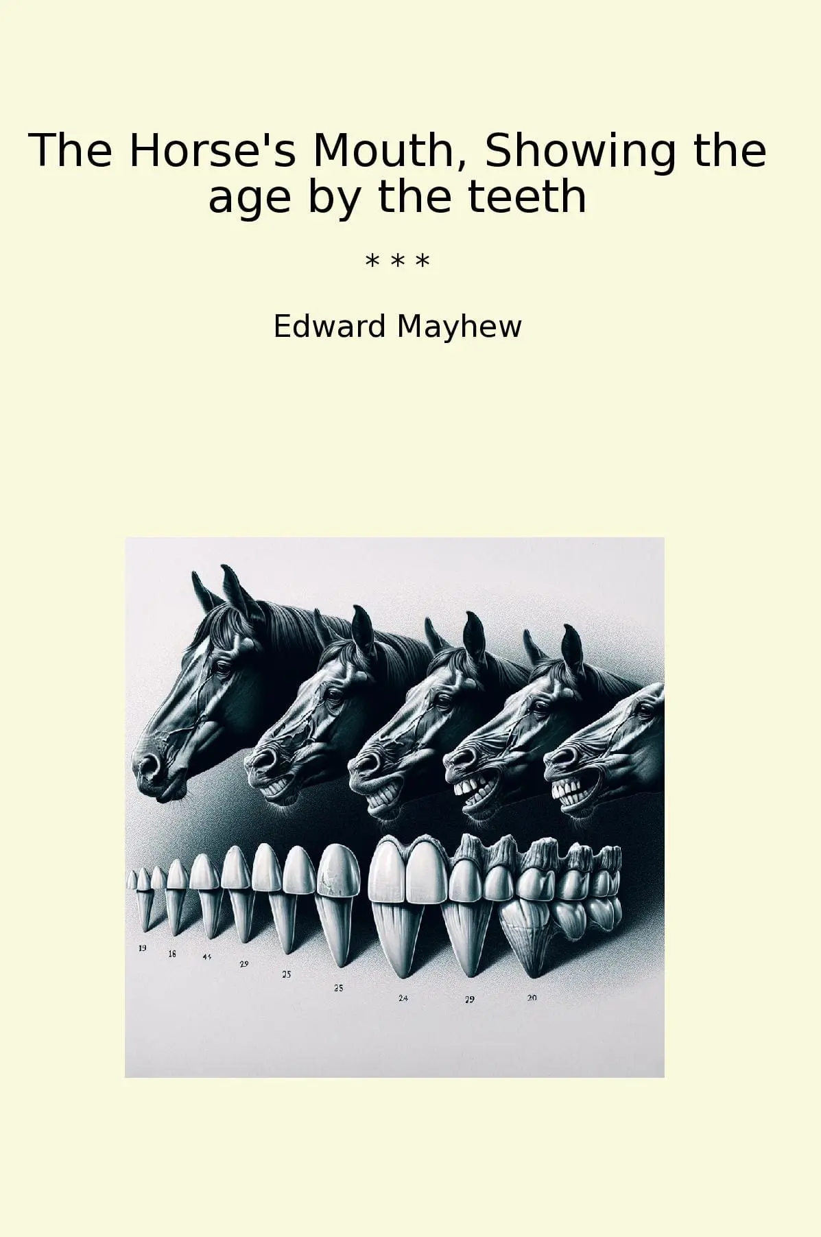 The Horse's Mouth, Showing the age by the teeth